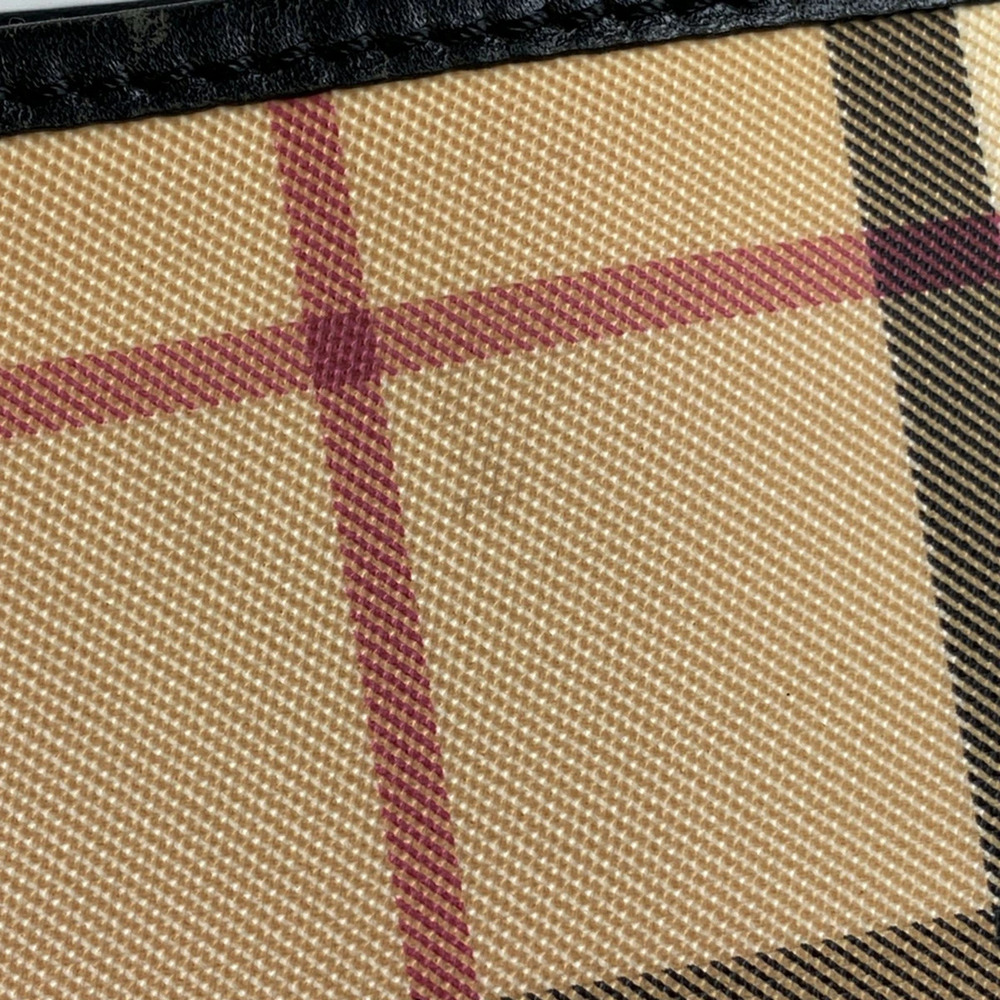 Burberry check shoulder bag messenger cross Body Bum Crossbody Belt beige multi - Picture 4 of 6